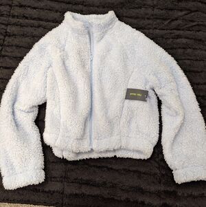Kohl's Light Blue Fleece Jacket